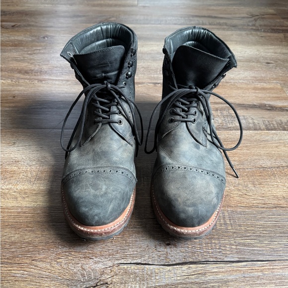 Wilcox Men’s Size 14 Oxford Style Lace Up Boots in Black - Picture 1 of 9